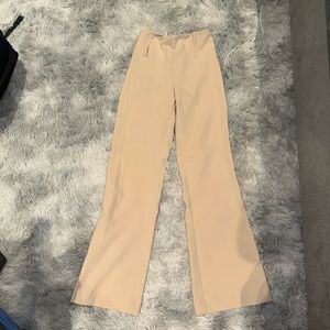 Tiger Mist Beige Dress Pants - Slim Fit